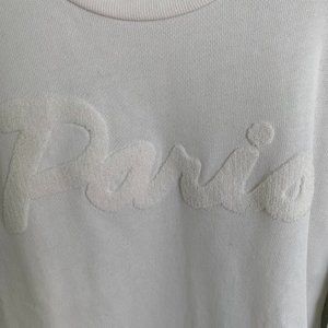 J CREW Cream Paris Sweatshirt - Small